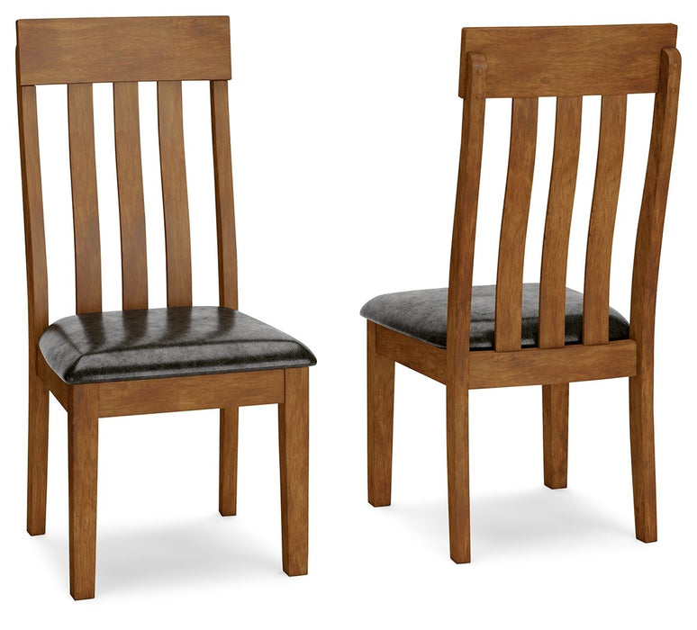 Ralene - Dining UPH Side Chair (Set of 2) - Medium Brown - Tallahassee Discount Furniture (FL)