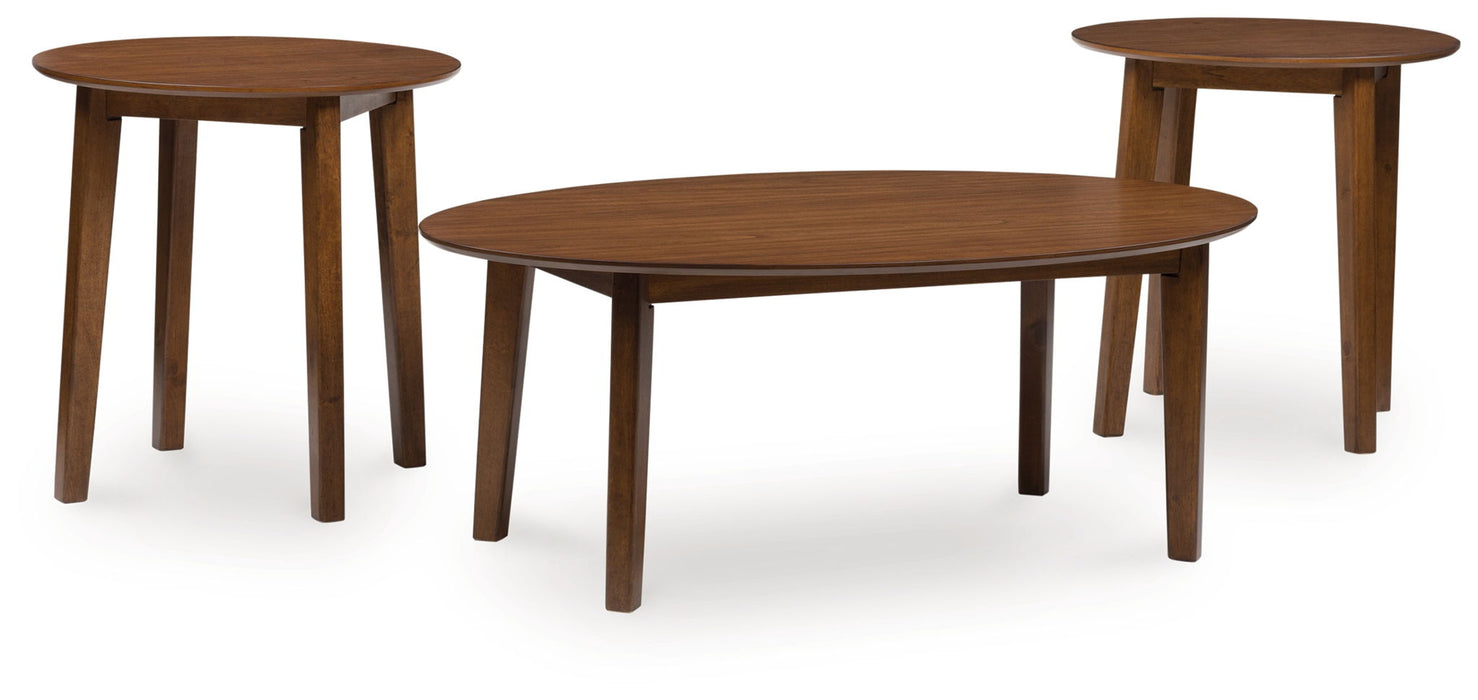 Gordonay - Brown - Occasional Table Set (Set of 3) - Tallahassee Discount Furniture (FL)