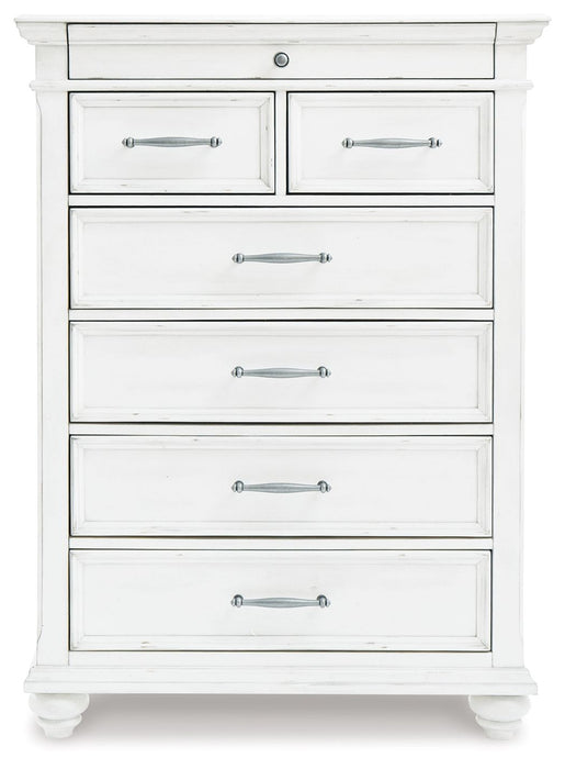 Kanwyn - Whitewash - Chest - Tallahassee Discount Furniture (FL)