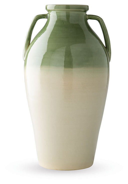 Andorbury - Vase - Green / Beige - Tallahassee Discount Furniture (FL)