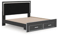 Zuraleus - Upholstered Panel Platform Storage Bed - Tallahassee Discount Furniture (FL)