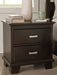 Covetown - Two Drawer Night Stand - Dark Brown - Tallahassee Discount Furniture (FL)