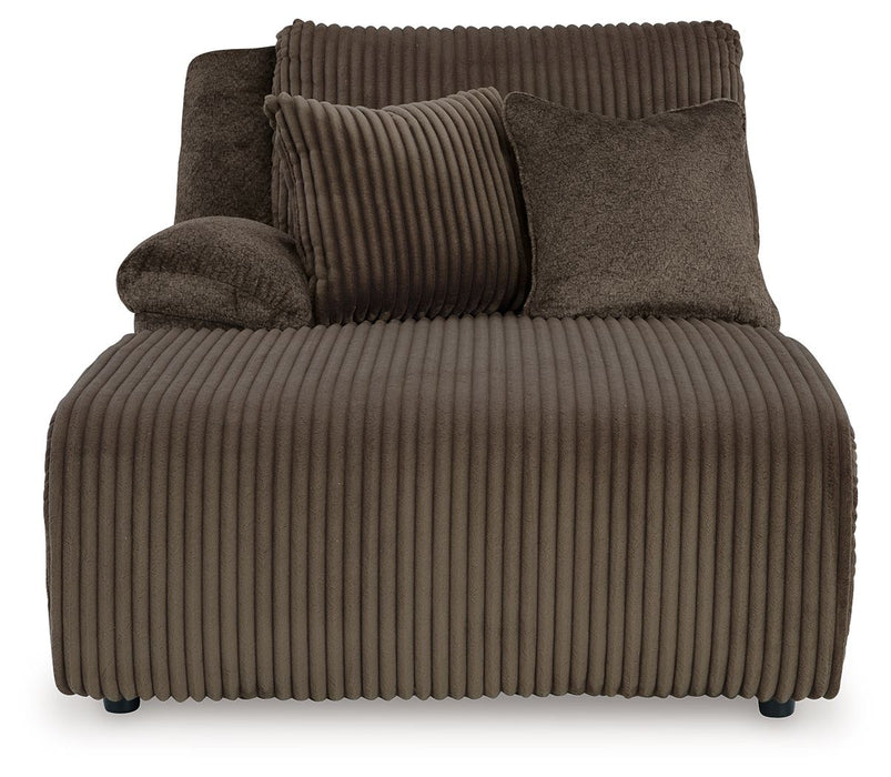 Top Tier - Laf Press Back Chaise - Chocolate