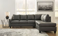 Valderno - Fog - 2-Piece Sectional With Raf Corner Chaise - Tallahassee Discount Furniture (FL)