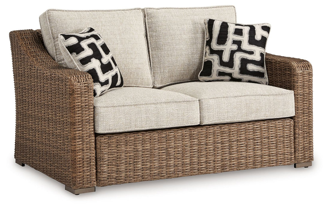 Beachcroft - Beige - Loveseat With Cushion - Tallahassee Discount Furniture (FL)
