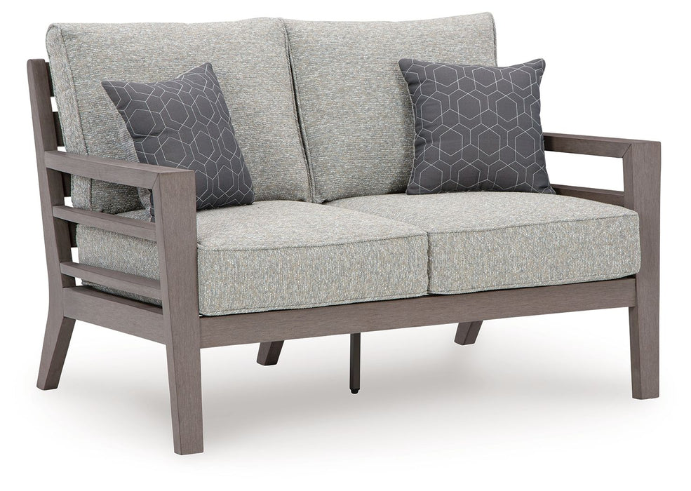 Hillside Barn - Gray / Brown - Loveseat W/Cushion - Tallahassee Discount Furniture (FL)