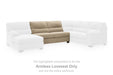 SimpleJoy - Armless Loveseat - Sand - Tallahassee Discount Furniture (FL)
