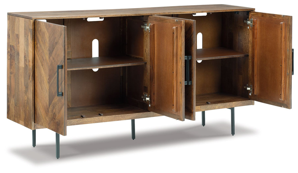 PratTVille - Accent Cabinet - Brown - Tallahassee Discount Furniture (FL)