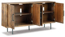 PratTVille - Accent Cabinet - Brown - Tallahassee Discount Furniture (FL)