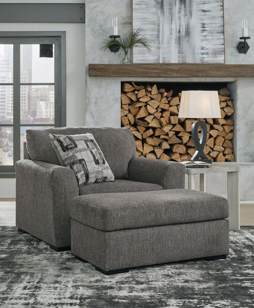 Gardiner - 2 Pc. - Chair And A Half, Ottoman - Pewter - Tallahassee Discount Furniture (FL)