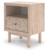 Arloster - Tan - One Drawer Night Stand - Tallahassee Discount Furniture (FL)
