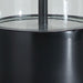 Kerrbrook - Clear / Black - Glass Table Lamp - Tallahassee Discount Furniture (FL)