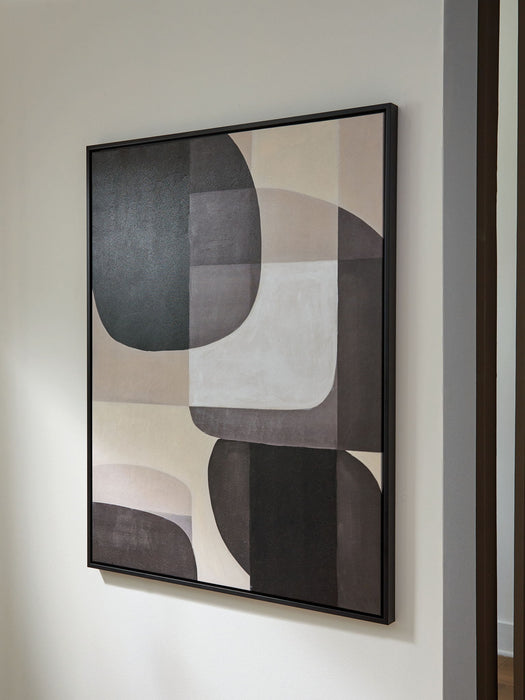 Kesleigh - Black / White - Wall Art - Tallahassee Discount Furniture (FL)