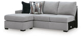 Lakepoint - LAF Sofa Chaise - Nickel - Tallahassee Discount Furniture (FL)