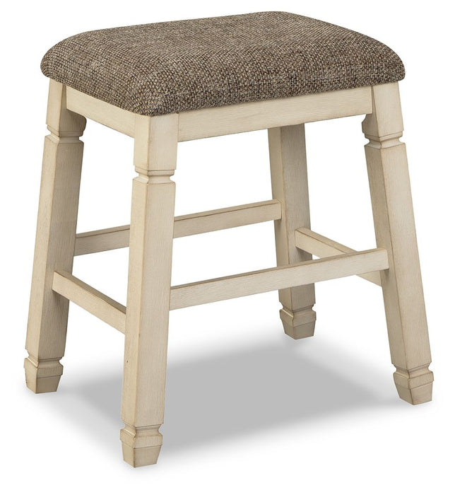 Bolanburg - Upholstered Stool (Set of 2) - Beige - Tallahassee Discount Furniture (FL)