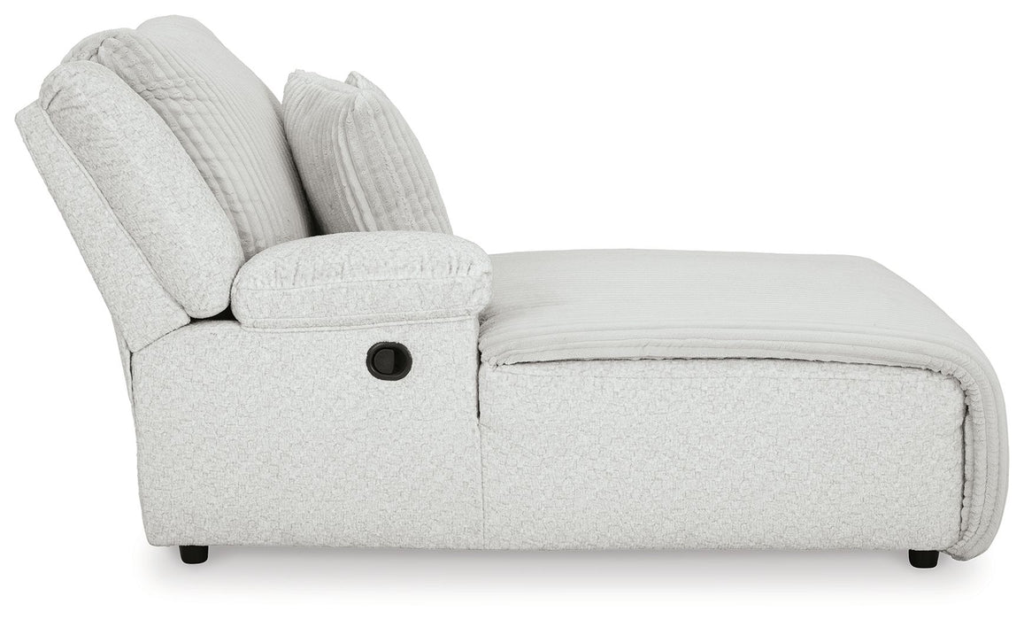 Top Tier - Alloy - Laf Press Back Chaise - Tallahassee Discount Furniture (FL)