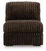 Midnight-Madness - Armless Chair - Chocolate - Tallahassee Discount Furniture (FL)
