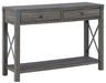 Freedan - Grayish Brown - Console Sofa Table - Tallahassee Discount Furniture (FL)