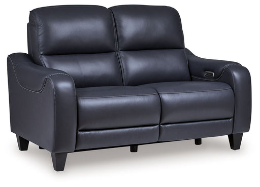 Mercomatic - Power Reclining Loveseat With Adj Headrest - Tallahassee Discount Furniture (FL)