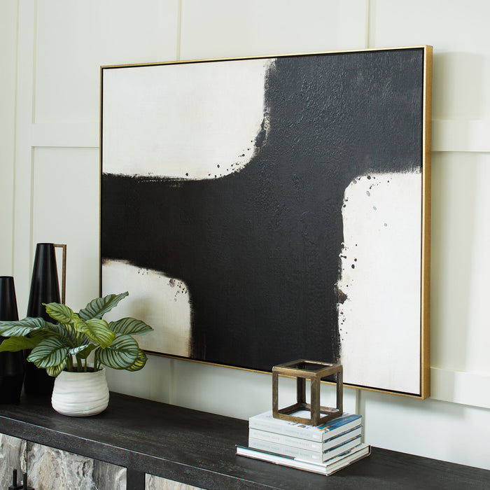 Reighlea - Black / White - Wall Art - Tallahassee Discount Furniture (FL)