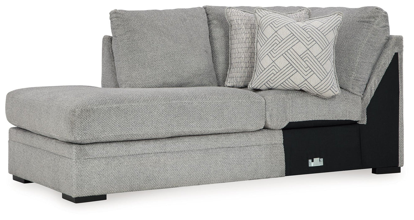 Casselbury - Cement - Laf Corner Chaise - Tallahassee Discount Furniture (FL)