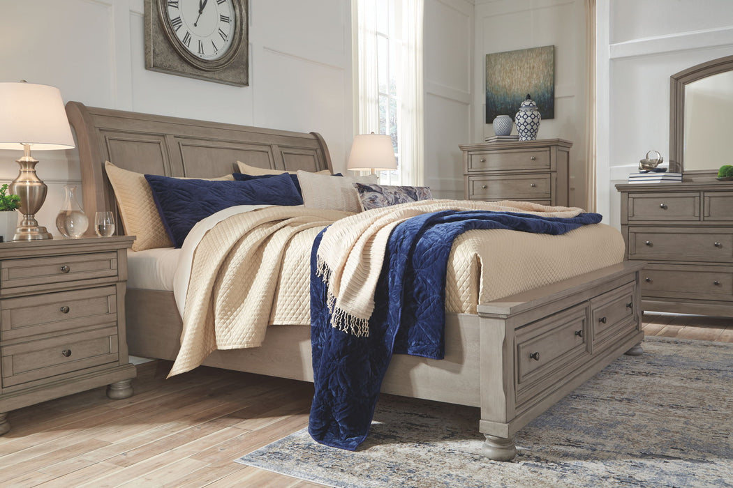 Lettner - Sleigh Bedroom Set - Tallahassee Discount Furniture (FL)