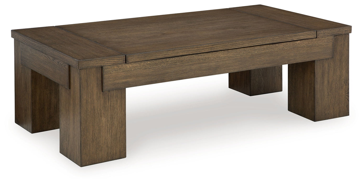 Rosswain - Warm Brown - Lift Top Cocktail Table - Tallahassee Discount Furniture (FL)
