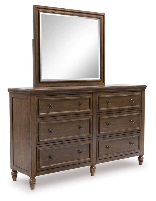 Sturlayne - Brown - Dresser And Mirror - Tallahassee Discount Furniture (FL)