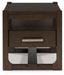 Breckington - Dark Brown - Square End Table - Tallahassee Discount Furniture (FL)
