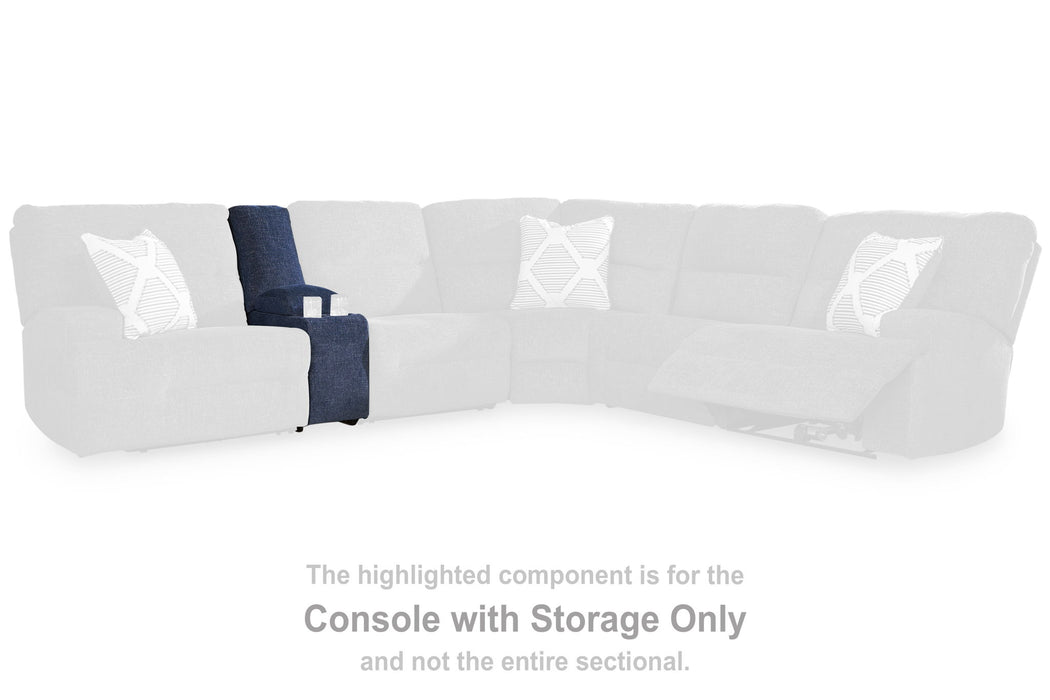 Acklen Place - Console With Storage - Navy - Tallahassee Discount Furniture (FL)