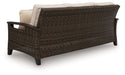 Monterey Point - Sofa With Cushion - Dark Brown - Tallahassee Discount Furniture (FL)
