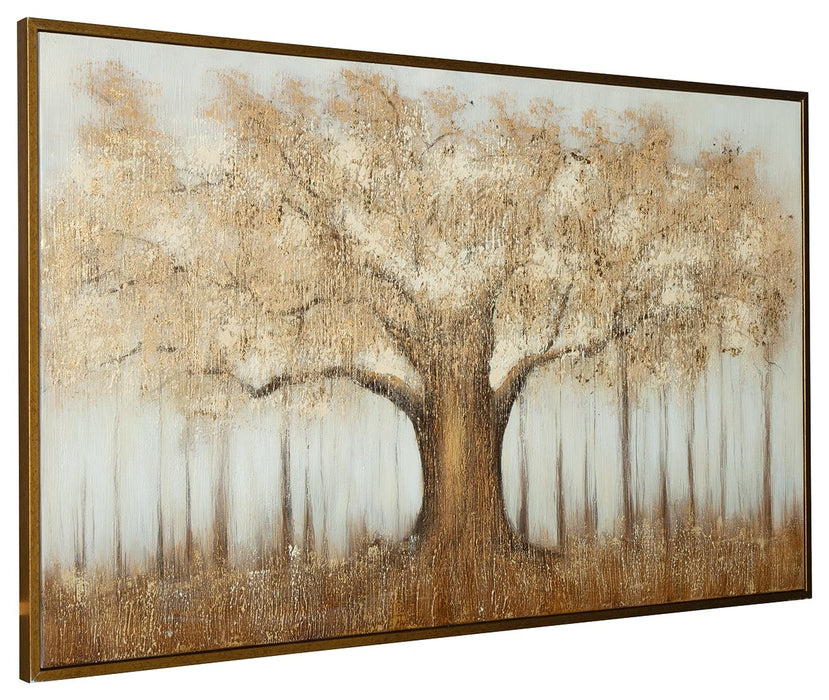 Dalewick - Brown / Gray / Gold Finish - Wall Art - Tallahassee Discount Furniture (FL)