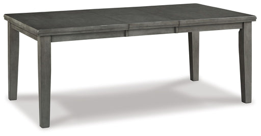 Hallanden - Rectangular Dining Room Butterfly Extension Table - Gray - Tallahassee Discount Furniture (FL)