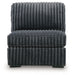 Midnight-Madness - Armless Chair - Gunmetal - Tallahassee Discount Furniture (FL)