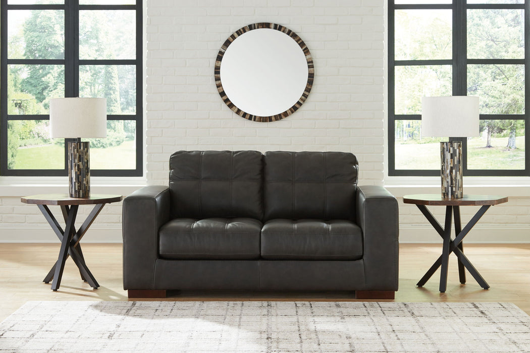 Luigi - Loveseat - Thunder - Tallahassee Discount Furniture (FL)