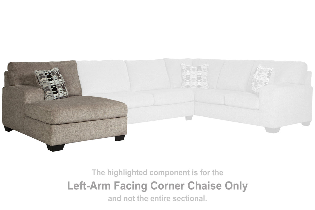 Ballinasloe - Platinum - LAF Corner Chaise - Tallahassee Discount Furniture (FL)