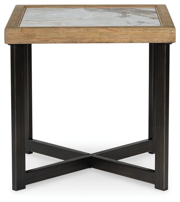 Montia - Multi - Square End Table - Tallahassee Discount Furniture (FL)