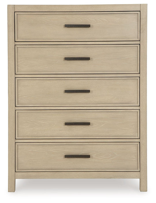 Calmoro - Five Drawer Chest - Gray - Tallahassee Discount Furniture (FL)