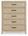 Calmoro - Five Drawer Chest - Gray - Tallahassee Discount Furniture (FL)