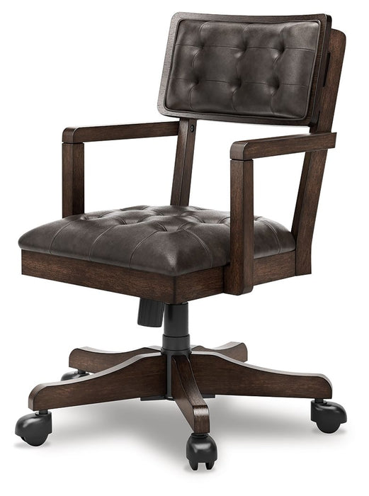 Breckington - Dark Brown - Home Office Desk Chair - Tallahassee Discount Furniture (FL)