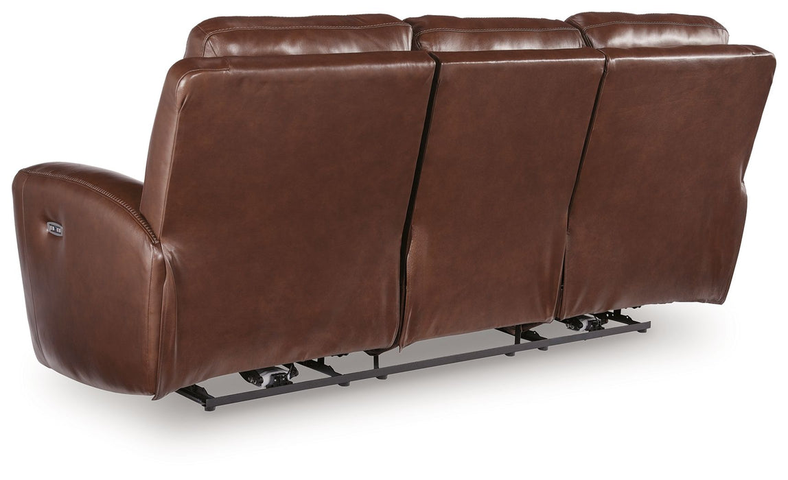 Next Move - Power Reclining Sofa With Adjustable Headrest - Tallahassee Discount Furniture (FL)