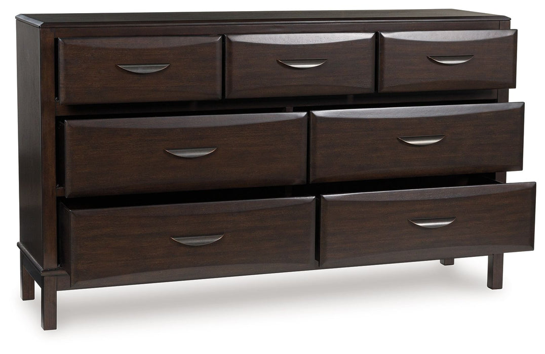 Vanmore - Dark Brown - Dresser - Tallahassee Discount Furniture (FL)