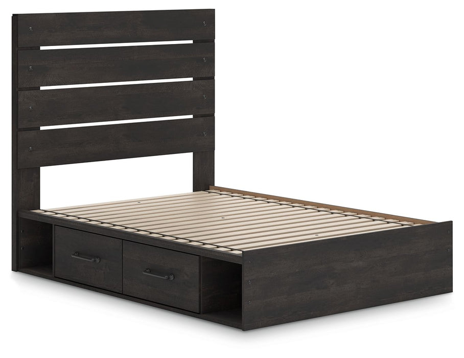 Hollivern - Panel Bed With Storage - Tallahassee Discount Furniture (FL)