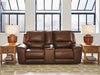 DeepWakes - Power Reclining Loveseat / Console / Adjustable Headrest - Tallahassee Discount Furniture (FL)