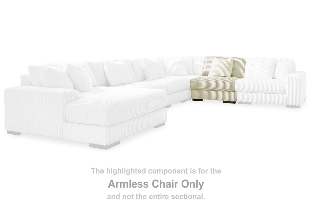 Lindyn - Beige - Armless Chair - Tallahassee Discount Furniture (FL)