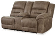 Ravenel - Fossil - Raf Dbl Power Reclining Loveseat With Console - Tallahassee Discount Furniture (FL)