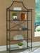 Bernonly - Antique Bronze Finish - Bookcase - Tallahassee Discount Furniture (FL)