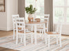 Gesthaven - Round Dining Room Drop Leaf Table Set - Tallahassee Discount Furniture (FL)