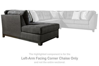 Reidshire - LAF Corner Chaise - Steel - Tallahassee Discount Furniture (FL)