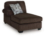 Kimlee - Chocolate - LAF Corner Chaise - Tallahassee Discount Furniture (FL)